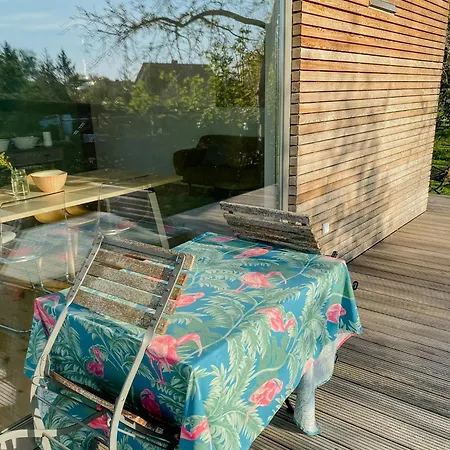 펜션 Natural Wooden House With Panoramic View