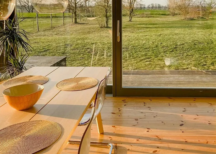 Natural Wooden House With Panoramic View