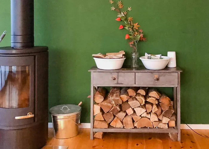 Semesterbostad Natural Wooden House With Panoramic View Ihlow (Markisch-Oderland)